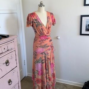 Maeve size xs floral maxi dress (so flattering)